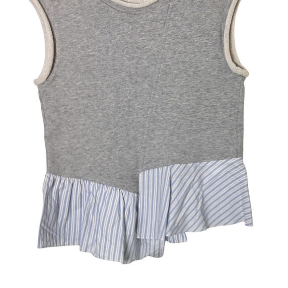 3.1 Phillip Lim Grey French Terry Combo Tank Top Size S/P - Picture 4 of 7